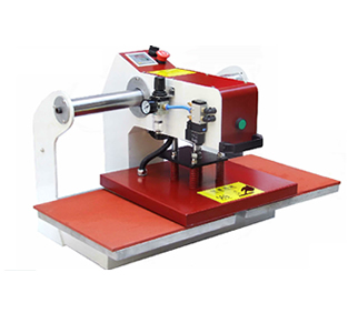 Air operated double location heat press machine