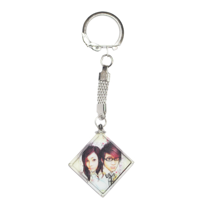 Diamond key ring