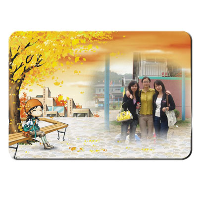 Rectangular mouse pad